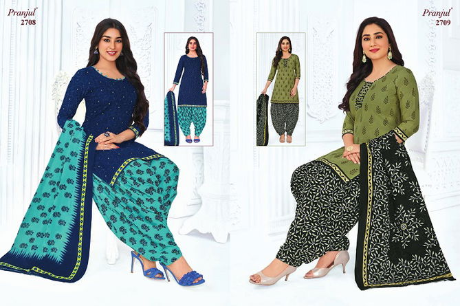 Priyanshi 27 By Pranjul Cotton Dress Material Catalog